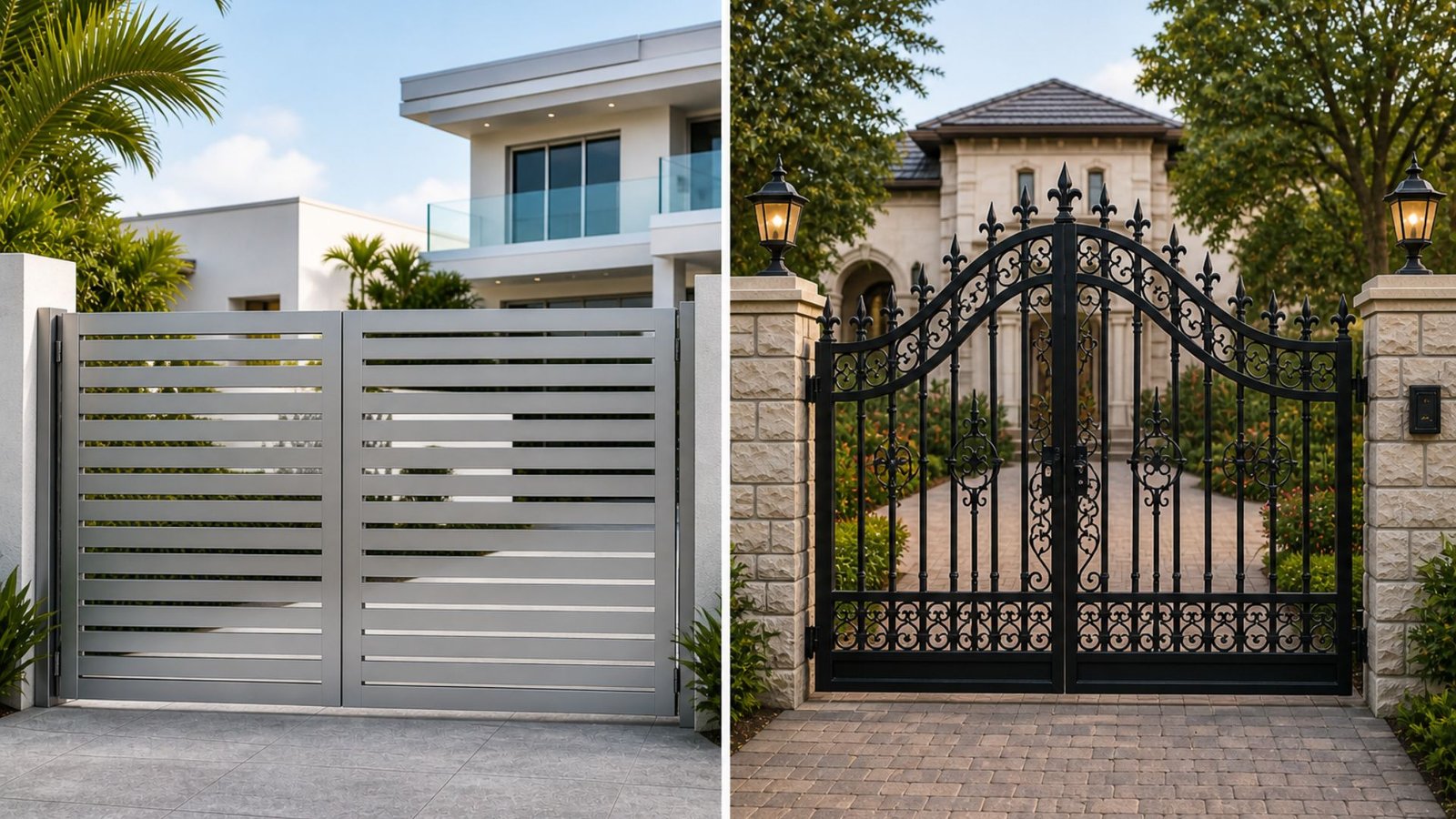 Aluminum Gate Vs Iron Gate: Which Is the Better Choice for Your Home?