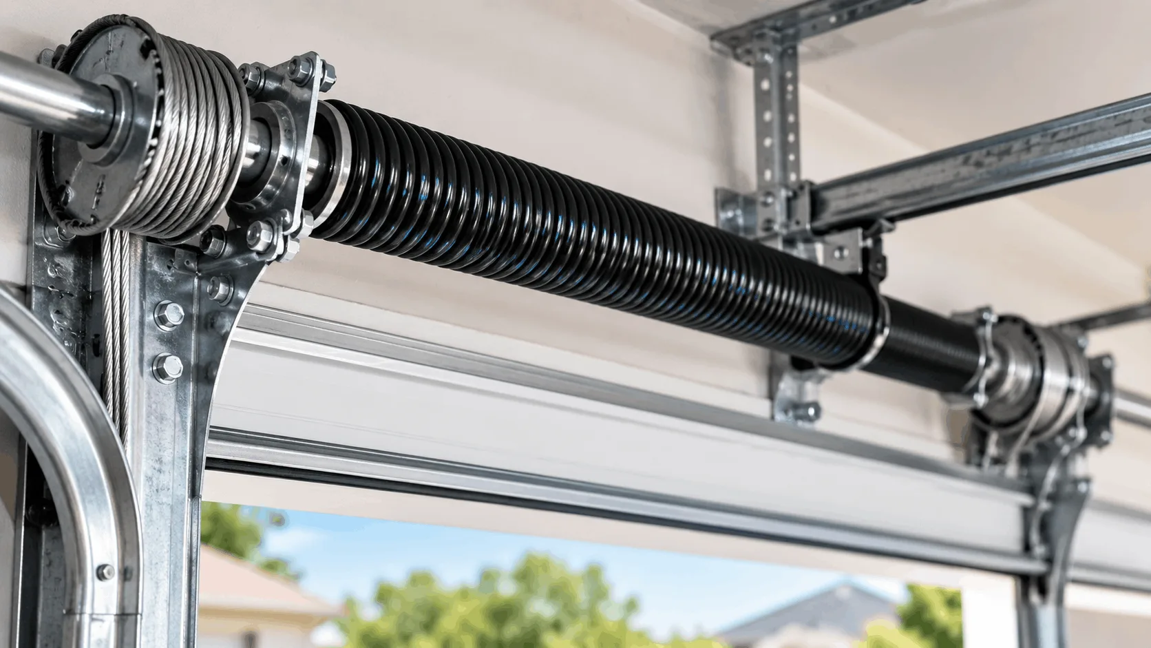Garage door spring repair in The Woodlands, TX