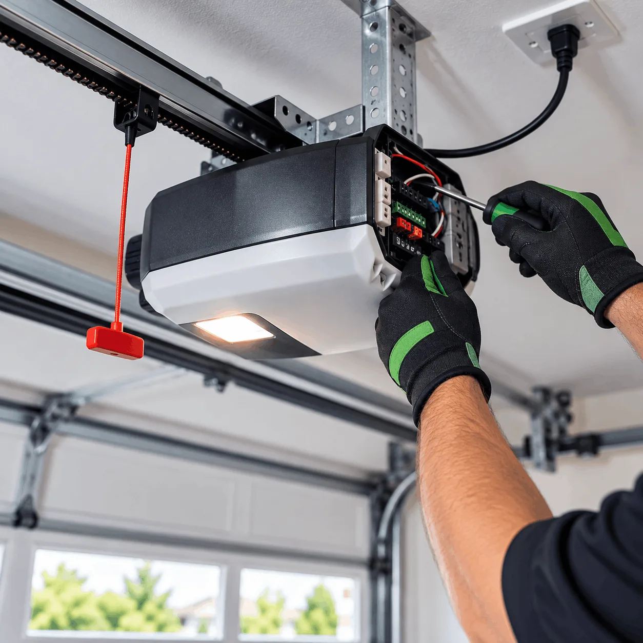 24/7 emergency garage door opener repair in The Woodlands, TX