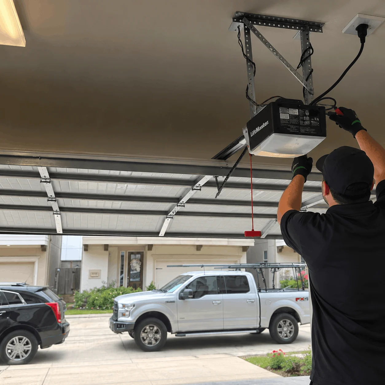 Garage door opener repair in The Woodlands, TX