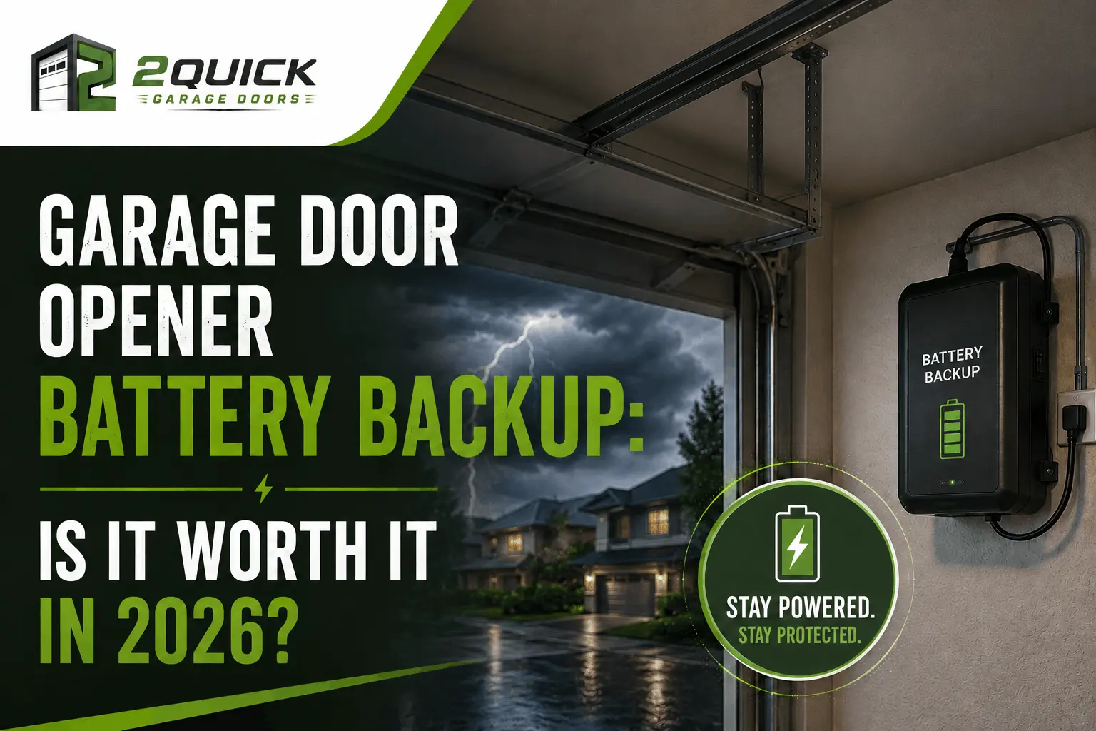 Garage Door Opener Battery Backup: Is It Worth It in 2026?