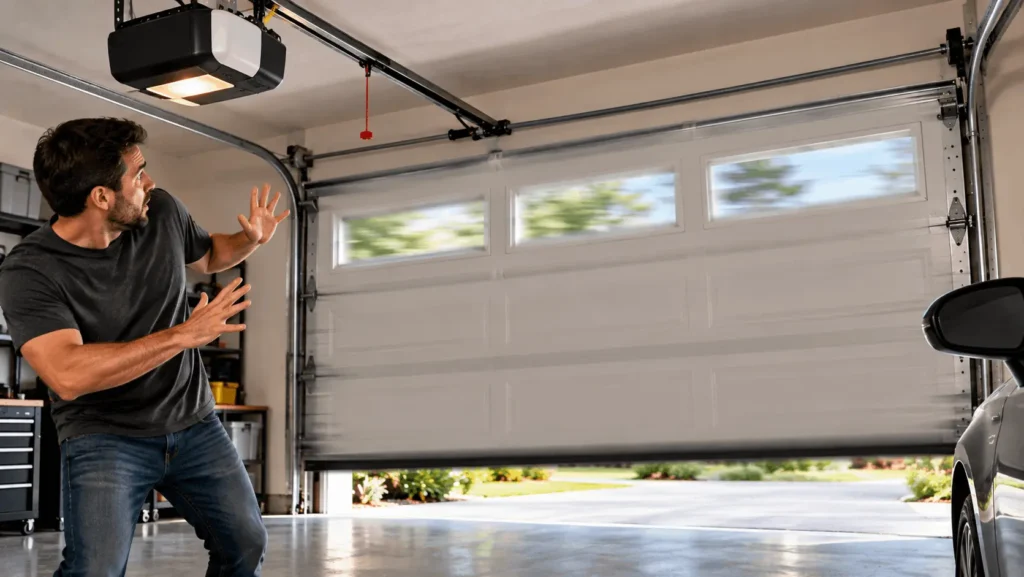 Garage Door Slams Shut or Moves Unpredictably