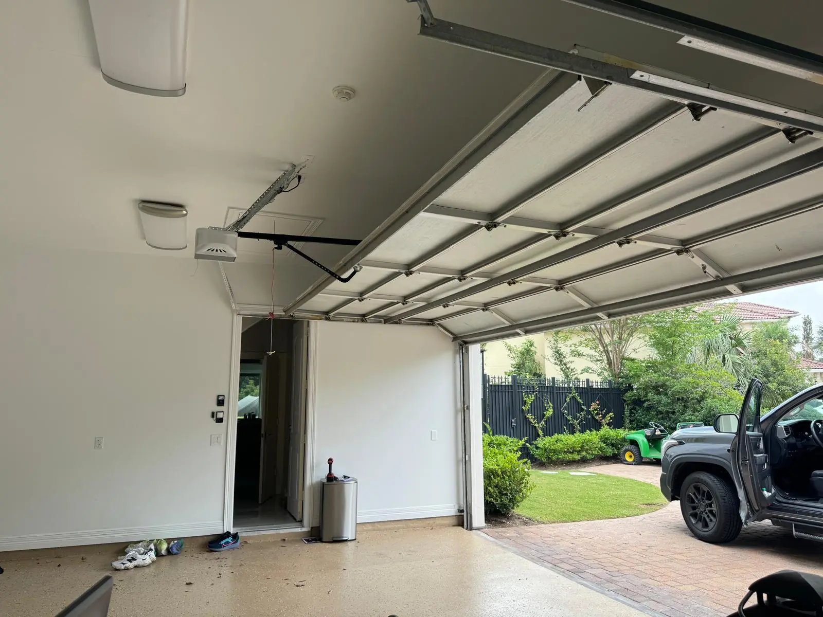 Emergency garage door spring service in The Woodlands, TX