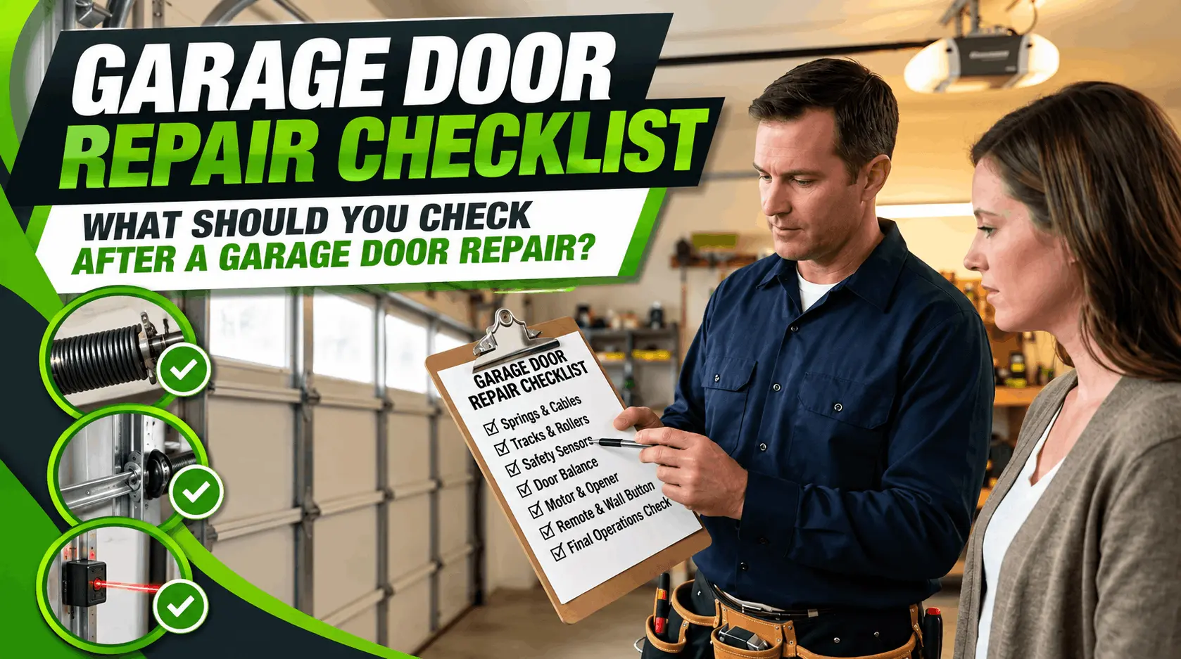 Garage Door Repair Checklist Guide