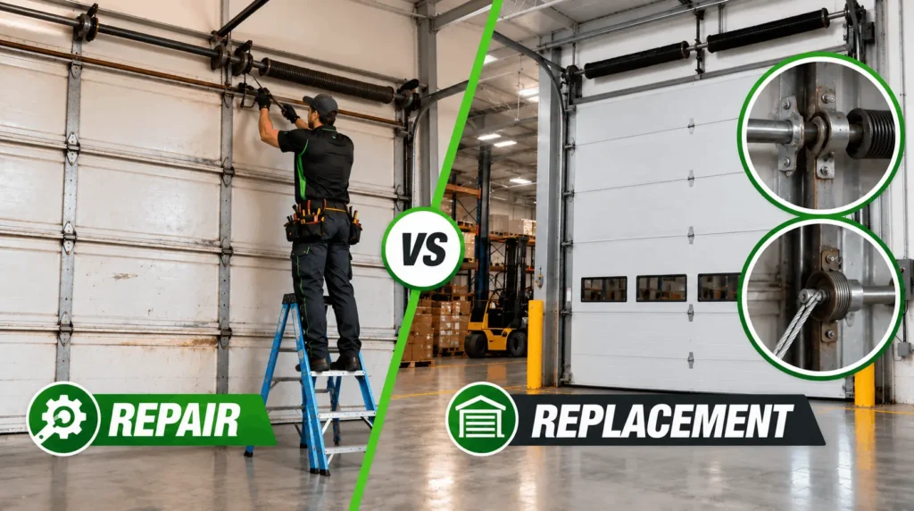 Garage Door Repair vs Replacement